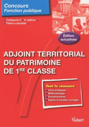 ADJOINT TERRITORIAL DU PATRIMOINE DE 1RE CLASSE