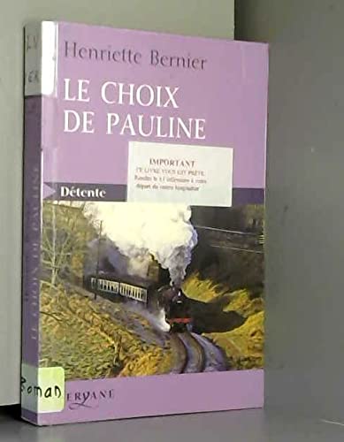CHOIX DE PAULINE