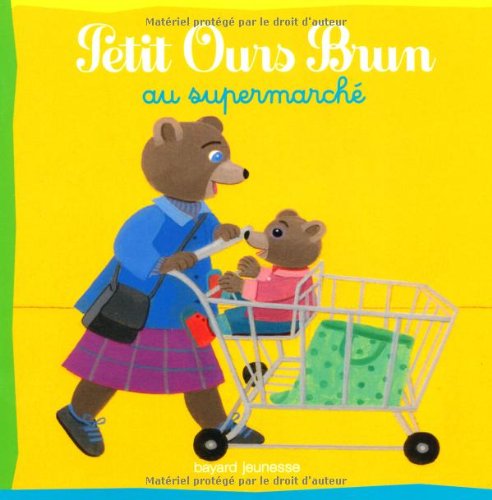 PETIT OURS BRUN AU SUPERMARCHÉ
